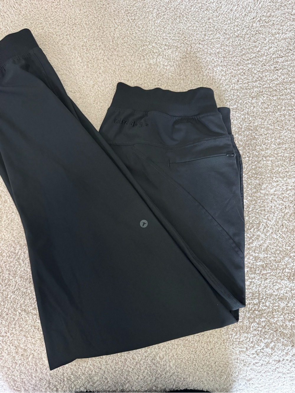 Birddogs Mens Black Boomstick Lined Jogger Pants Size XL Golf Athleisure - Picture 8 of 13